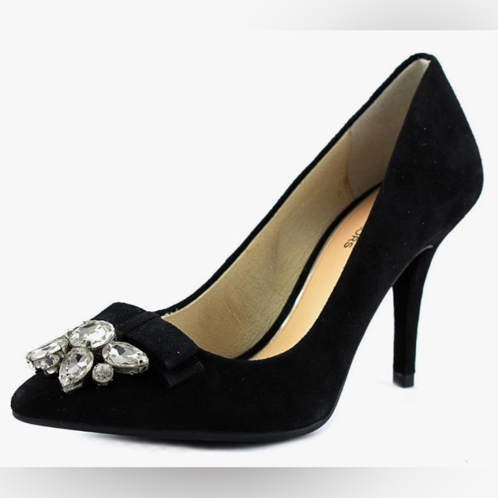 EUC Michael Michael Kors Felicity Suede Pump - Picture 2 of 5